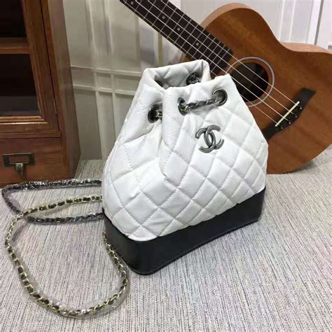 chanel black and white bag|chanel gabrielle bag black.